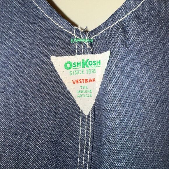 Vintage NOS OshKosh B’gosh Men’s Denim Bib Overalls – Size 42x34 – Made in USA – - Picture 8 of 16